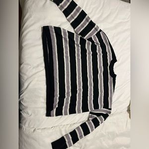 Striped crew neck sweater